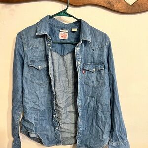 Levi's Classic Blue Button Down Shirt